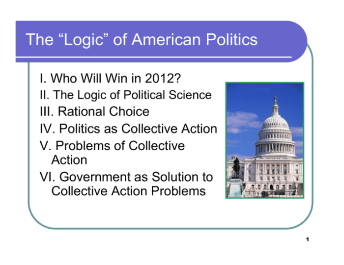 The logic of american politics 8th edition