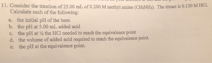 The ph of 2.65 m ch3nh2 is 12.54