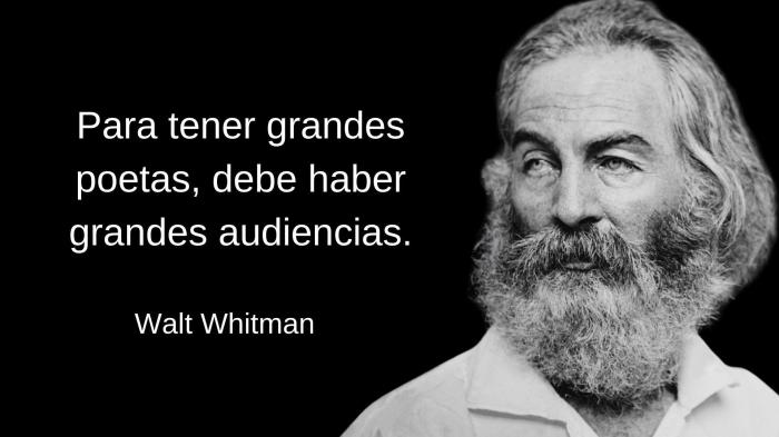 To walt whitman angela de hoyos