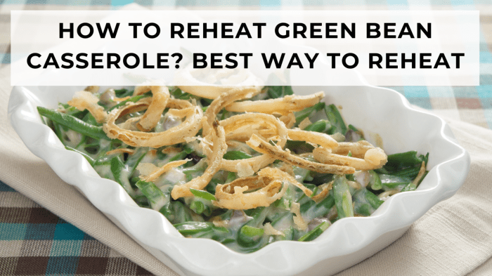 Green bean casserole internal temperature