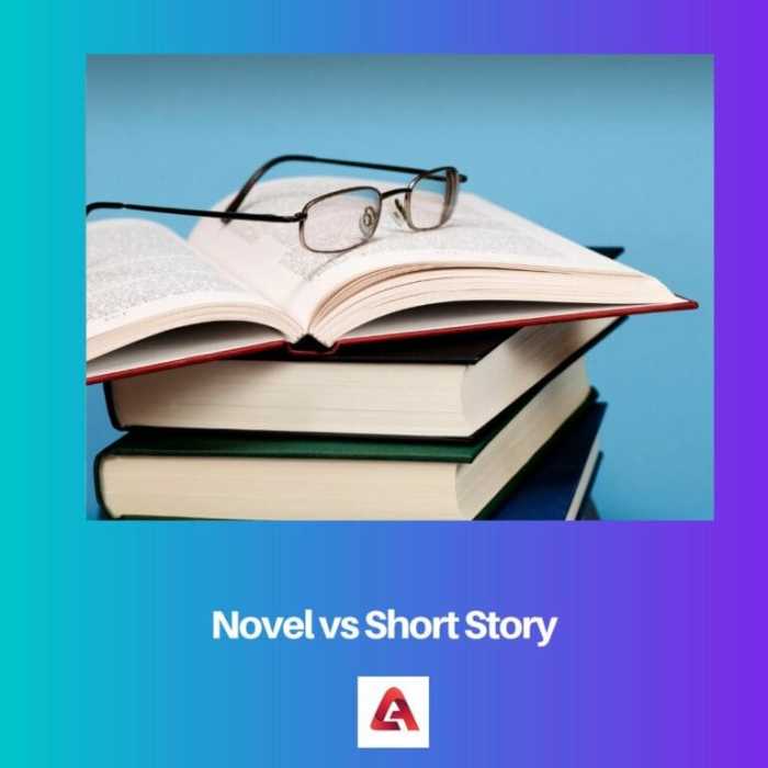 Novel and short story difference